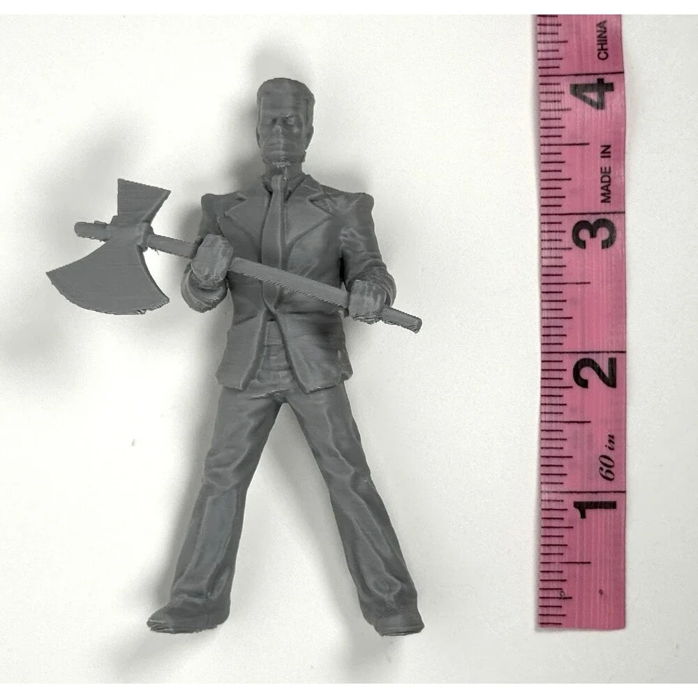 Frankenstein Monster With Ax Paintable Toy